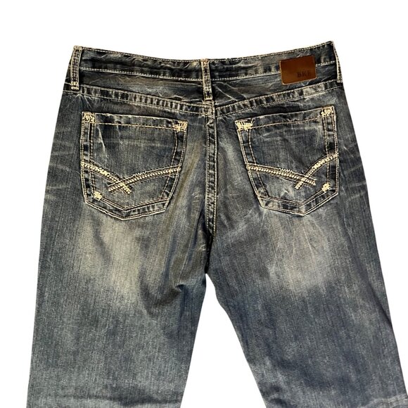 BKE Seth Jeans Mens 36XL Used Blue Denim Straight Leg Cotton - Picture 6 of 15